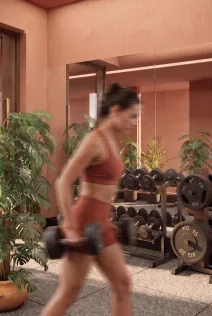 Resident training in the KORE gym